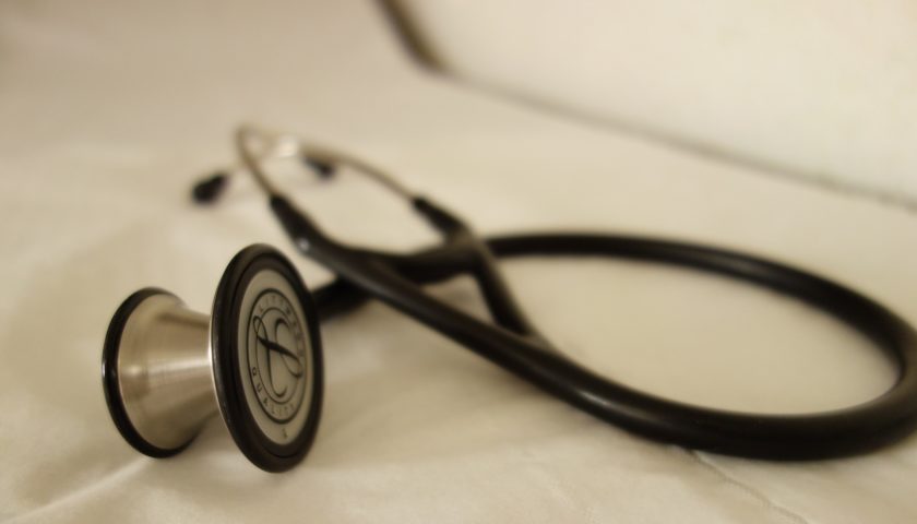 black stethoscope